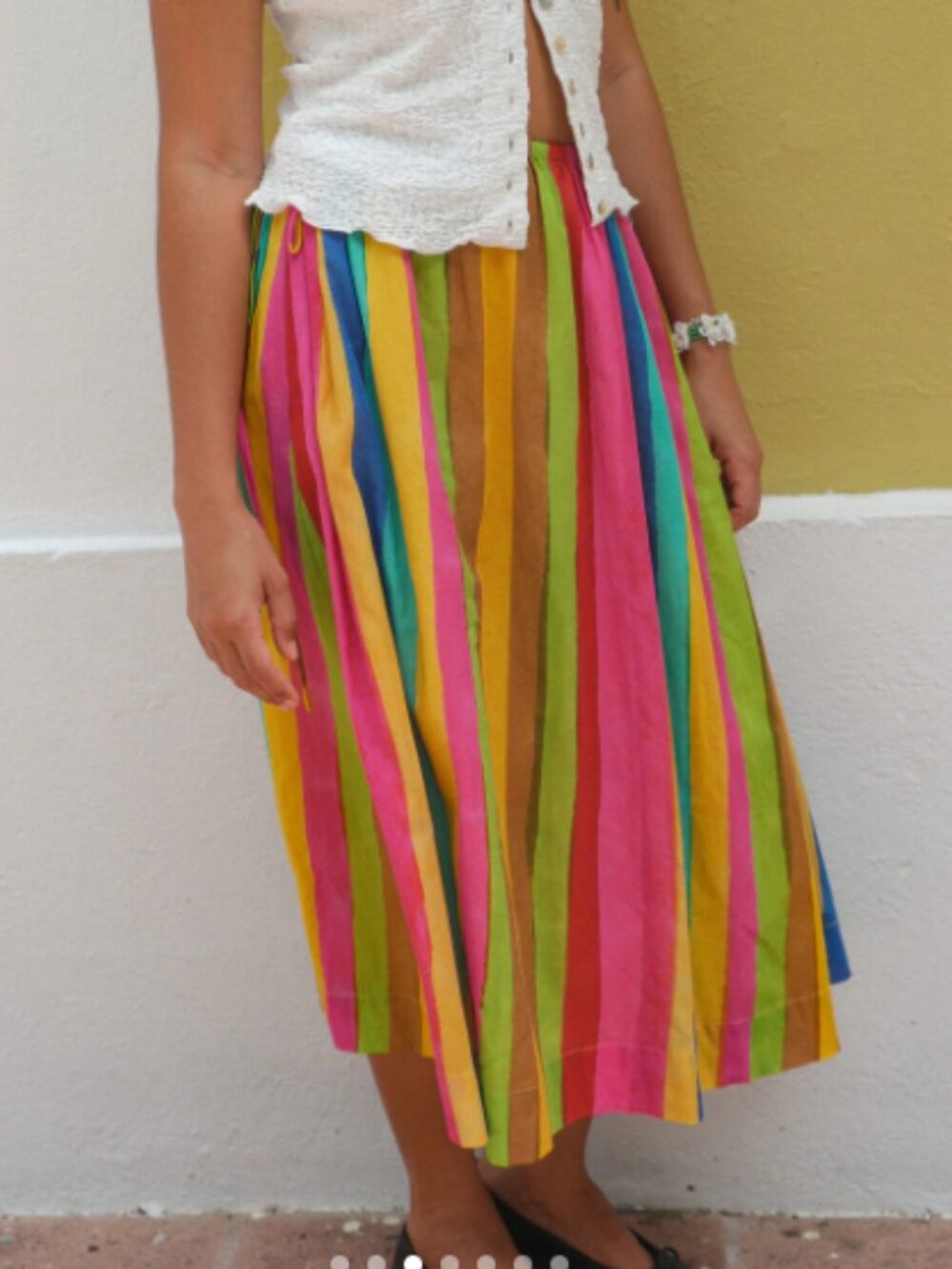 Avery Skirt - Sherbert Stripe - Lisa Says Gah NWT - M and XL only - Picture 4 of 5
